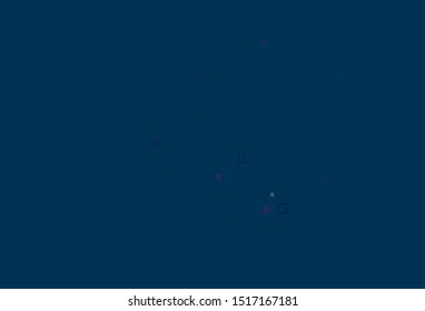 Light Multicolor, Rainbow vector template with spots, rectangles. Glitter abstract illustration with cubes, circles. Template for your brand book.