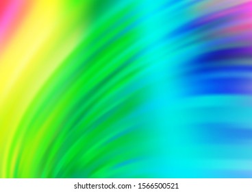 Light Multicolor, Rainbow vector template with bubble shapes. Creative illustration in halftone marble style with gradient. A completely new marble design for your business.