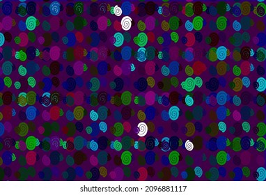 Light Multicolor, Rainbow vector template with lava shapes. A vague circumflex abstract illustration with gradient. Marble design for your web site.