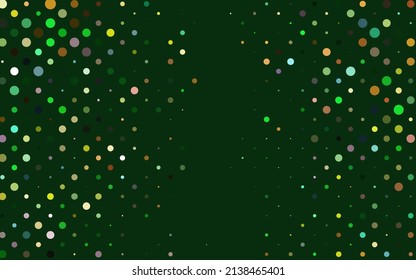 Light Multicolor, Rainbow vector template with circles. Illustration with set of shining colorful abstract circles. Pattern for ads, leaflets.