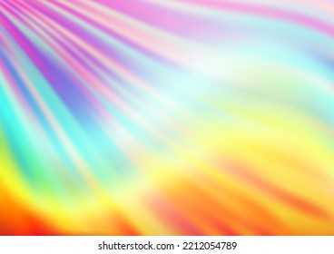 Light Multicolor, Rainbow vector template with liquid shapes. Shining crooked illustration in marble style. A new texture for your  ad, booklets, leaflets.