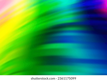 Light Multicolor, Rainbow vector template with bubble shapes. Blurred geometric sample with gradient bubbles.  A new texture for your  ad, booklets, leaflets.