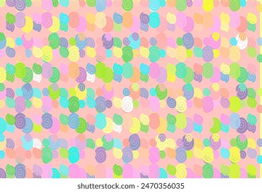 Light Multicolor, Rainbow vector template with bent lines. Brand new colored illustration in marble style with gradient. A completely new template for your business design.