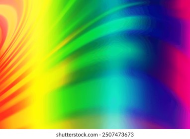 Light Multicolor, Rainbow vector template with bubble shapes. Blurred geometric sample with gradient bubbles.  A new texture for your  ad, booklets, leaflets.