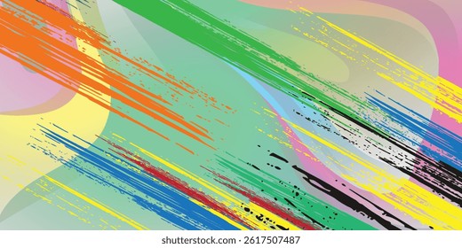 Light Multicolor, Rainbow vector template with bent lines. A completely new color illustration in marble style. The elegant pattern for brand book