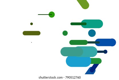 Light Multicolor, Rainbow vector template with repeated sticks. Modern geometrical abstract illustration with staves. Smart design for your business advert.