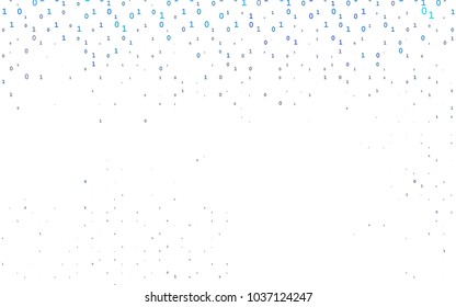 Light Multicolor, Rainbow vector texture with Digit characters. Colored mathematic signs with gradient on white background. The pattern can be used as ads, poster, banner for books.