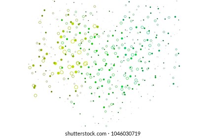 Light Multicolor, Rainbow vector  texture with disks. Illustration with set of shining colorful abstract circles. The pattern can be used for ads, leaflets of liquid.