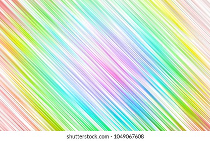 Light Multicolor, Rainbow vector texture with colored lines. Blurred decorative design in simple style with lines. Best design for your ad, poster, banner.