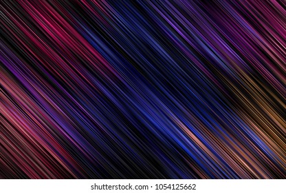 Light Multicolor, Rainbow vector texture with colored lines. Lines on blurred abstract background with gradient. The template can be used as a background.
