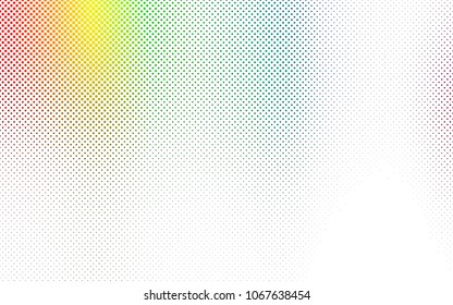 Light Multicolor, Rainbow vector  texture with disks. Illustration with set of shining colorful abstract circles. The pattern can be used for beautiful websites.