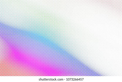 Light Multicolor, Rainbow vector  texture with disks. Modern abstract illustration with colorful water drops. Pattern can be used as texture of water, rain drops.