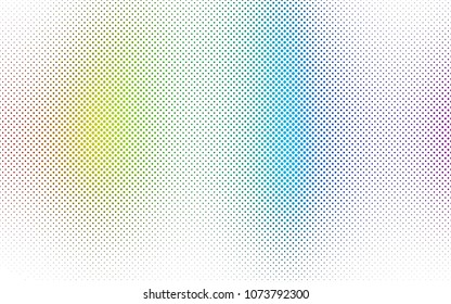 Light Multicolor, Rainbow vector  texture with disks. Blurred bubbles on abstract background with colorful gradient. The pattern can be used for beautiful websites.