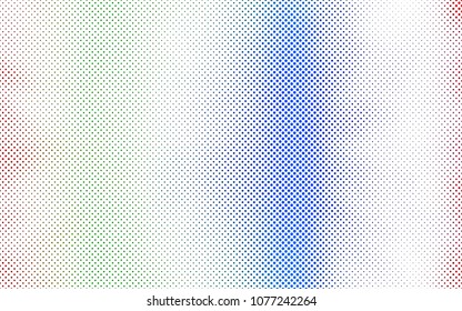Light Multicolor, Rainbow vector  texture with disks. Abstract illustration with colored bubbles in nature style. The pattern can be used for ads, leaflets of liquid.