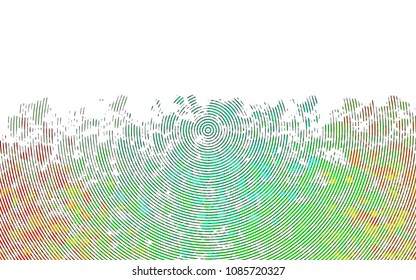 Light Multicolor, Rainbow vector texture with colored lines. Decorative shining illustration with lines on abstract template. Smart design for your business advert.