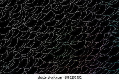 Light Multicolor, Rainbow vector  texture with disks. Illustration with set of shining colorful abstract circles. Beautiful design for your business natural advert.