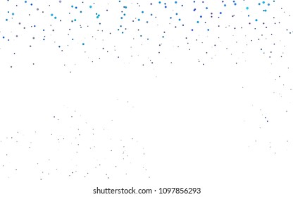 Light Multicolor, Rainbow vector  texture with disks. Modern abstract illustration with colorful water drops. Beautiful design for your business natural advert.