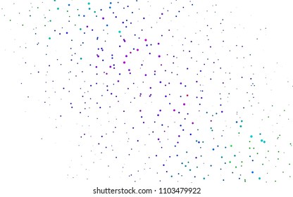 Light Multicolor, Rainbow vector  texture with disks. Blurred bubbles on abstract background with colorful gradient. The pattern can be used for aqua ad, booklets.