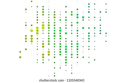 Light Multicolor, Rainbow vector  texture with disks. Abstract illustration with colored bubbles in nature style. New design for ad, poster, banner of your website.
