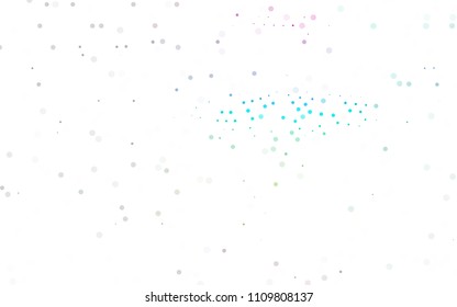 Light Multicolor, Rainbow vector  texture with disks. Abstract illustration with colored bubbles in nature style. The pattern can be used for ads, leaflets of liquid.
