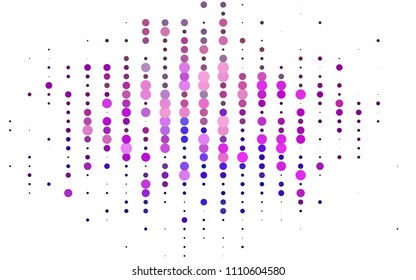 Light Multicolor, Rainbow vector  texture with disks. Glitter abstract illustration with blurred drops of rain. New design for ad, poster, banner of your website.