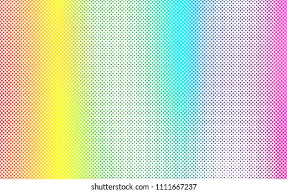 Light Multicolor, Rainbow vector  texture with disks. Abstract illustration with colored bubbles in nature style. Beautiful design for your business natural advert.