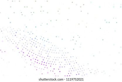 Light Multicolor, Rainbow vector  texture with disks. Abstract illustration with colored bubbles in nature style. Pattern can be used as texture of water, rain drops.