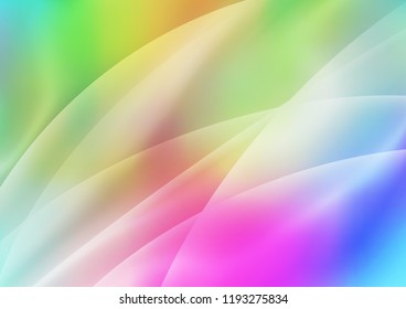 Light Multicolor, Rainbow vector texture with colored lines. Glitter abstract illustration with colored sticks. Smart design for your business advert.