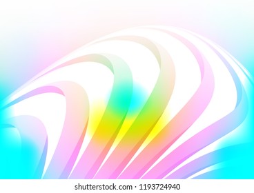 Light Multicolor, Rainbow vector texture with colored lines. Shining colored illustration with narrow lines. Smart design for your business advert.
