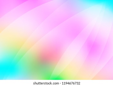 Light Multicolor, Rainbow vector texture with colored lines. Glitter abstract illustration with colored sticks. The pattern can be used as ads, poster, banner for commercial.