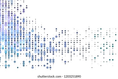 Light Multicolor, Rainbow vector texture with disks. Modern abstract illustration with colorful water drops. Pattern for beautiful websites.