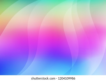 Light Multicolor, Rainbow vector texture with colored lines. Glitter abstract illustration with colored sticks. Best design for your ad, poster, banner.