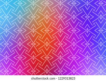Light Multicolor, Rainbow vector texture with colored lines. Glitter abstract illustration with colored sticks. Pattern for business booklets, leaflets.