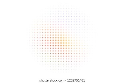 Light Multicolor, Rainbow vector texture with disks. Glitter abstract illustration with blurred drops of rain. Pattern for ads, booklets.