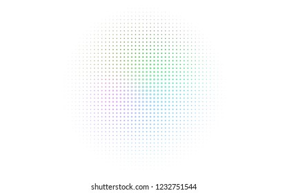 Light Multicolor, Rainbow vector texture with disks. Beautiful colored illustration with blurred circles in nature style. Pattern for ads, booklets.