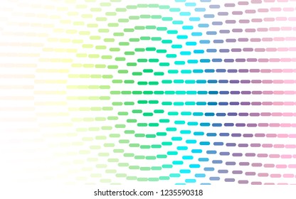 Light Multicolor, Rainbow vector texture with colored lines. Blurred decorative design in simple style with lines. Backdrop for TV commercials.