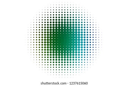 Light Multicolor, Rainbow vector texture with disks. Illustration with set of shining colorful abstract circles. Pattern of water, rain drops.