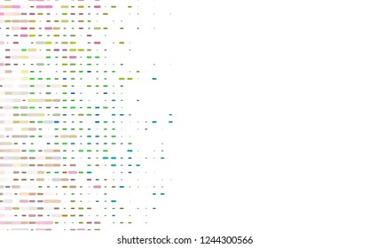Light Multicolor, Rainbow vector texture with colored lines. Shining colored illustration with narrow lines. The pattern can be used as ads, poster, banner for commercial.
