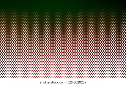 Light Multicolor, Rainbow vector texture with disks. Blurred bubbles on abstract background with colorful gradient. Pattern of water, rain drops.