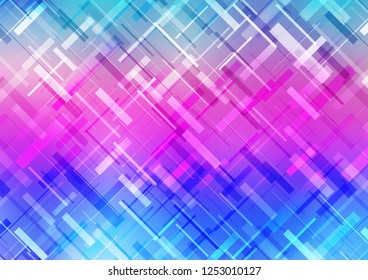 Light Multicolor, Rainbow vector texture with colored lines. Glitter abstract illustration with colored sticks. Best design for your ad, poster, banner.
