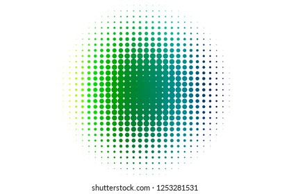 Light Multicolor, Rainbow vector texture with disks. Glitter abstract illustration with blurred drops of rain. Template for your brand book.