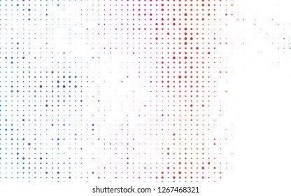 Light Multicolor, Rainbow vector texture with disks. Illustration with set of shining colorful abstract circles. Pattern for beautiful websites.