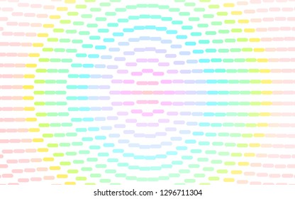 Light Multicolor, Rainbow vector texture with colored lines. Decorative shining illustration with lines on abstract template. Best design for your ad, poster, banner.