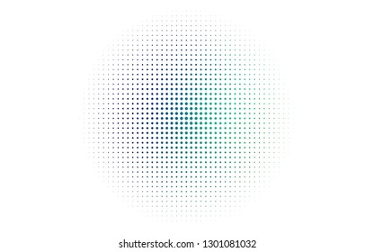 Light Multicolor, Rainbow vector texture with disks. Glitter abstract illustration with blurred drops of rain. Design for posters, banners.