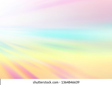 Light Multicolor, Rainbow vector texture with colored lines. Decorative shining illustration with lines on abstract template. Best design for your ad, poster, banner.