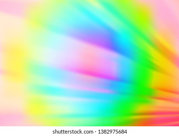 Light Multicolor, Rainbow vector texture with colored lines. Modern geometrical abstract illustration with staves. Best design for your ad, poster, banner.
