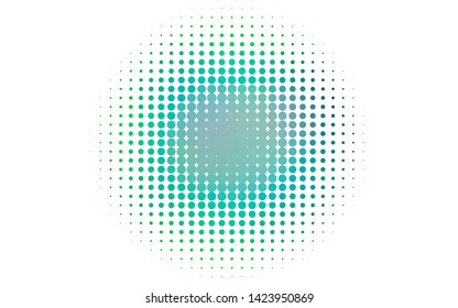 Light Multicolor, Rainbow vector texture with disks. Blurred bubbles on abstract background with colorful gradient. Template for your brand book.