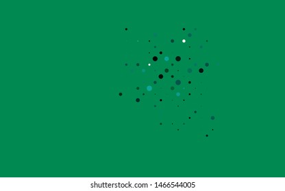 Light Multicolor, Rainbow vector texture with disks. Abstract illustration with colored bubbles in nature style. Template for your brand book.