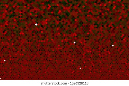 Light Multicolor, Rainbow vector texture with disks. Illustration with set of shining colorful abstract circles. Pattern for ads, leaflets.