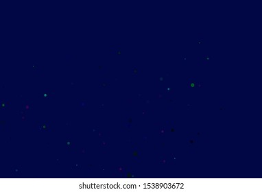 Light Multicolor, Rainbow vector texture with disks. Modern abstract illustration with colorful water drops. Template for your brand book.